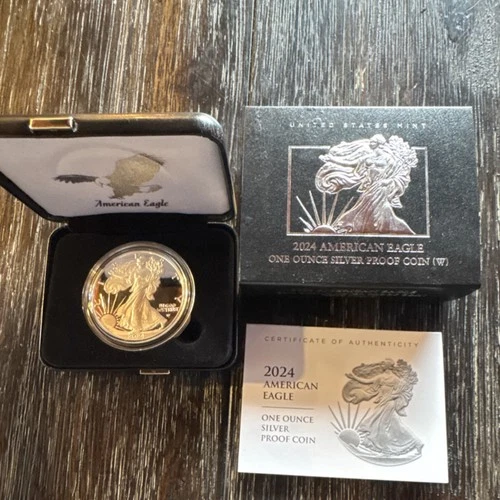 U.S. Mint 2024 American Eagle 1 oz Silver .999 Proof Coin Uncertified