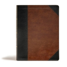 Tony Evans CSB Tony Evans Study Bible, Black/Brown L (Leather Bound) (UK IMPORT)
