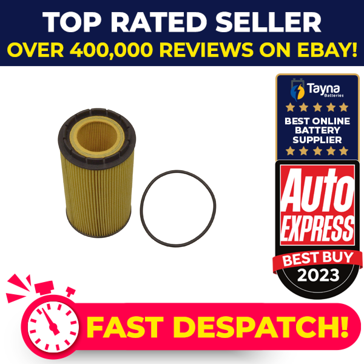 Oil Filter fits BENTLEY CONTINENTAL 6.0 03 to 18 07C115562E 07C115562C Febi New