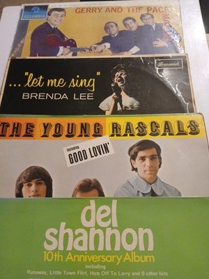 THE SIXTIES JOB LOT OF FOUR (4) VINTAGE VINYL ALBUM LP'S FAST DISPATCH 