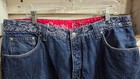 Vintage Y2K Crown Holder Purple Embroidered Denim Jeans Mens 38 Skater Hip Hop — photo 4
