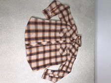 Wrangler Long Sleeve Plaid Western Style Shirt Size XL Pearl Snaps button Up