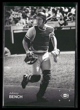 2025 Topps Black & White #066 Johnny Bench