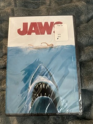 Jaws on DVD, 1975 BRAND NEW FACTORY SEALED Starring 'Bruce' the Shark Horror