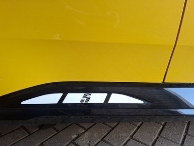 Renault 5 E-tech Electric Side Skirt Decals / Stickers - white