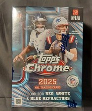 2025 NFL Topps Chrome Football Blaster Box