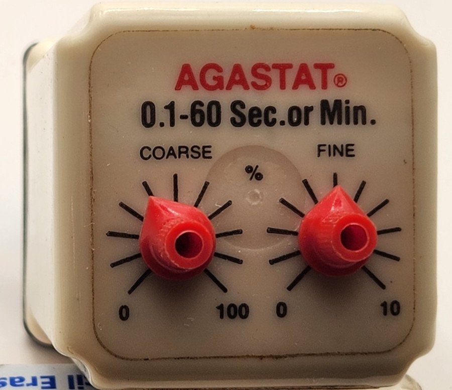 Agastat SCAXXOIIXXAPXA Solid State Time Delay Relay 120VAC DPDT 8-Pin