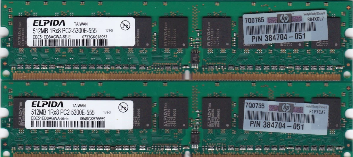 PC2-5300 DDR2-667 512MB Computer RAM for sale | eBay