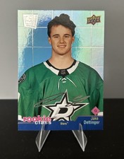 2020-21 Upper Deck Extended Series Jake Oettinger Rookie Class Card #RC-5 Stars. rookie card picture