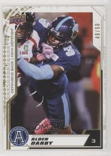 2020 Upper Deck CFL Gold 40/50 Alden Darby #144 l5j