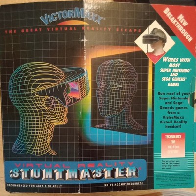 VictorMaxx Stuntmaster Virtual Reality + Controller Cords Nintendo Sega Genesis 