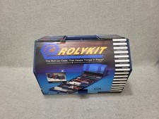 Rolykit S-11 Blue Roll Up Storage Organizer Jewelry Tackle Box As Seen On TV!