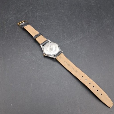 Leobe 1950s Hand-Wind Ivory Dial Leather Watch Vintage | eBay