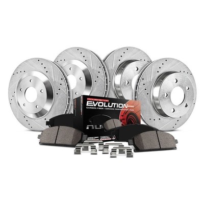 PowerStop K8814 Brake Kit For Mazda 3 2019-2024 Front Rear