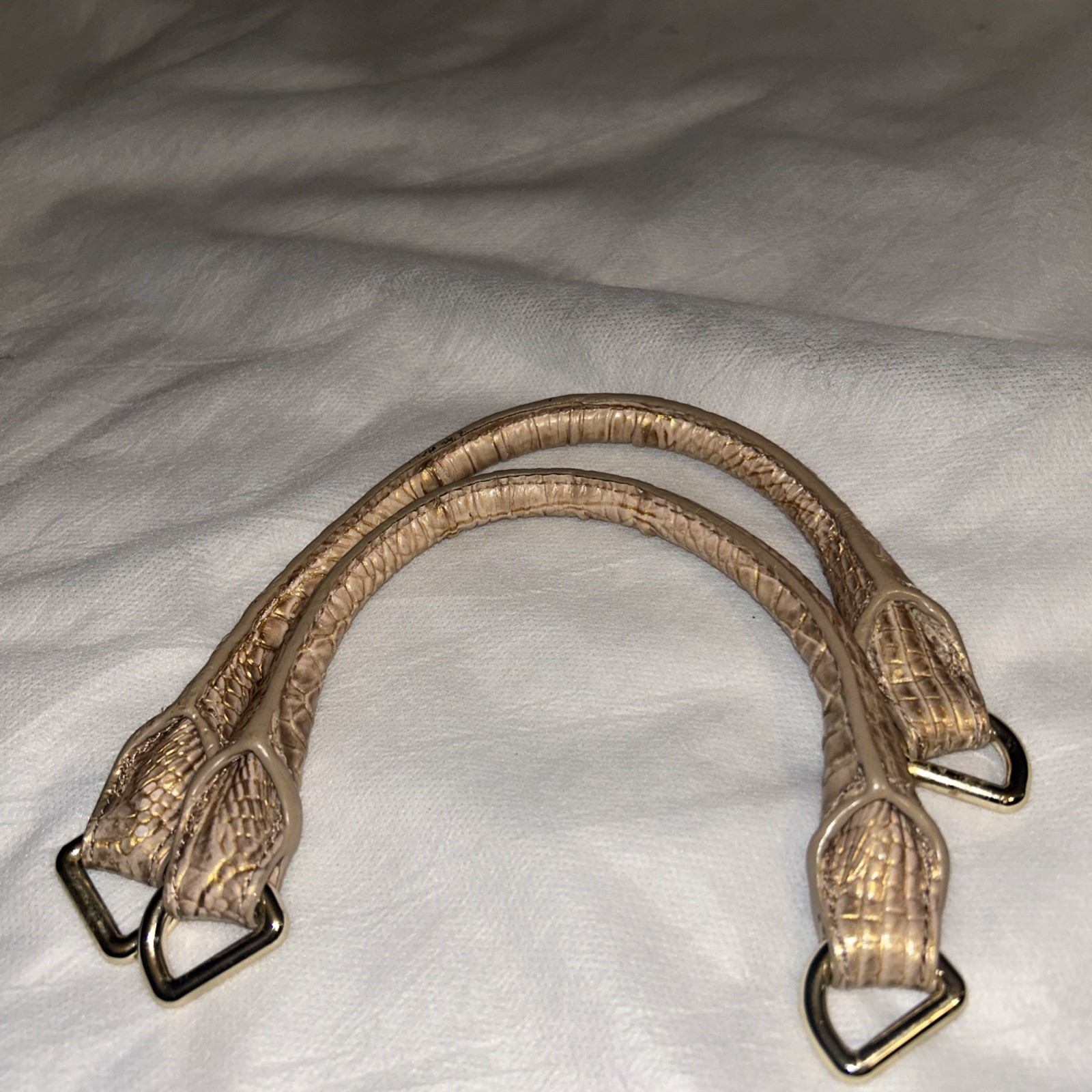 ￼BRAHMIN EMBOSSED LEATHER Replacement Handles - image 10