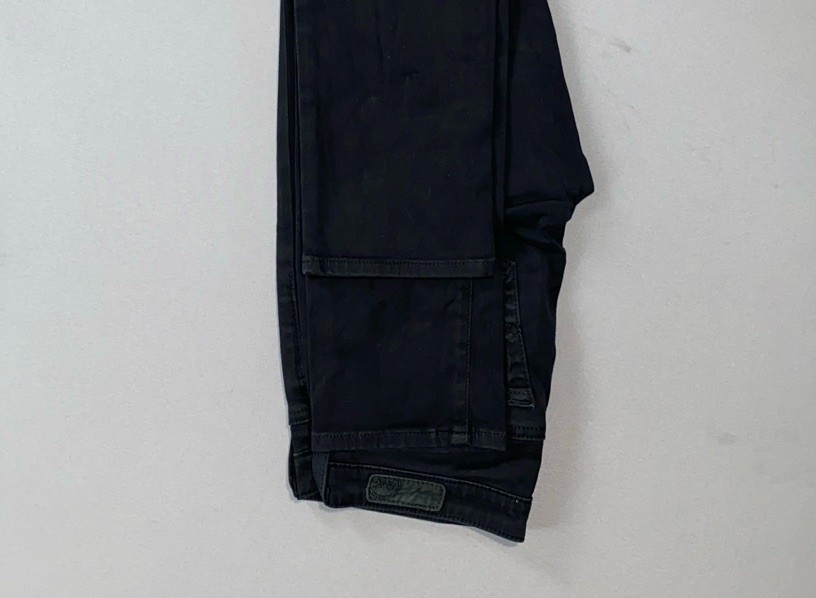 AG 'The Stilt' Cigarette Sateen Jean Style Pants. Washed Black, Women's 24R. GUC thumbnail 5