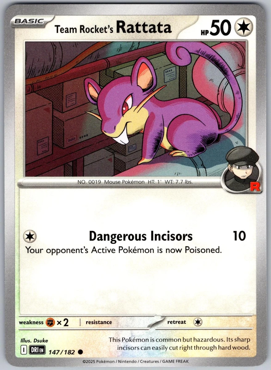 Team Rocket's Rattata Pokémon TCG Cards for sale | eBay