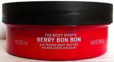 The Body Shop BERRY BON BON Softening Body Butter, 6.8 oz/194 g, NEW
