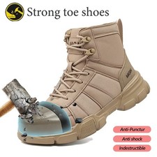 Work Boots Indestructible Safety Shoes Men Steel Toe Shoes non-slip Sneakers