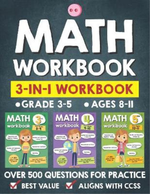 Tuebaah Math Workbook Practice Grade 3-5 (Ages 8-11) (Taschenbuch)