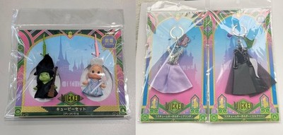 Wicked For Good Kewpie Set of 2 Movie 2026 Limited w/ Costume Keychain Set New