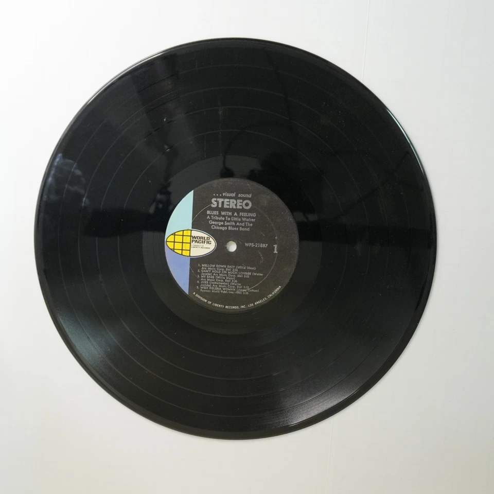 George Smith Blues With a Feeling LP Tribute to Little Walter World Pacific Foto 3 de 4