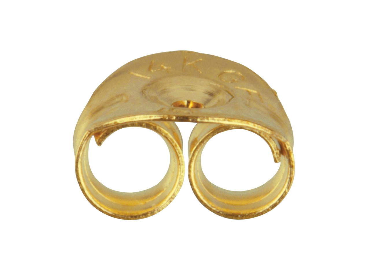 14ct Gold Filled Ear Scroll Butterfly Earring Backs Stoppers Cap Pin Fit Stud X6