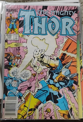 THOR # 339 1984 MARVEL  BETA RAY BILL  NEWSTAND VARIANT KEY 1ST STORMBREAKER