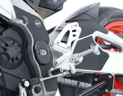 Kit protector de bota R&G Racing negro para Aprilia RSV4 1100 2019-2020 de fábrica Foto 4 de 4