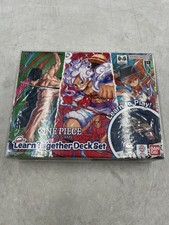 One Piece Card Game Learn Together Deck Set New In Box
