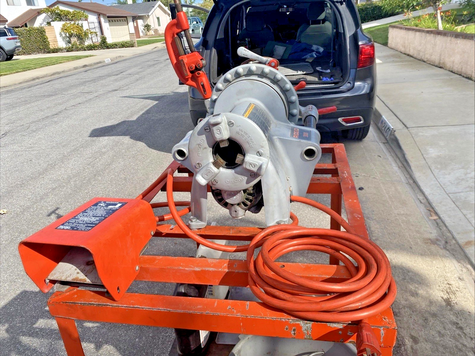 RIDGID 300 T2 Pipe Threader Machine and Tristand Made In USA | eBay