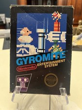 Gyromite 5 Screw NES Hang-Tab Unpunched No Code On Box CIB Nintendo Tested