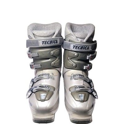 Tecnica Entryx 10 Ski Boots 304mm Gray 260-265 Ultra Fit Anti Vibration System 