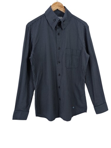 Vivienne Westwood Man, Vivienne Westwood MAN Hemd III Grau Hahnentritt Orb Made In Italy Baumwolle