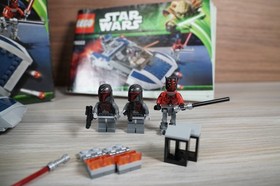 LEGO Star Wars 75022 Mandalorian Speeder 100% Complete Darth Maul Super Commando