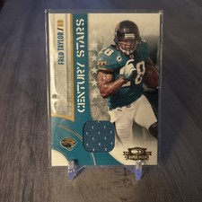 A7771- 2008 Donruss Threads Century Stars Materials #12 Fred Taylor Jersey /250