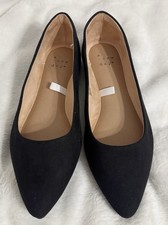 A New Day Women Ad600 Black Corinna Slip On Flats, Size 6 1/2, Memory Foam