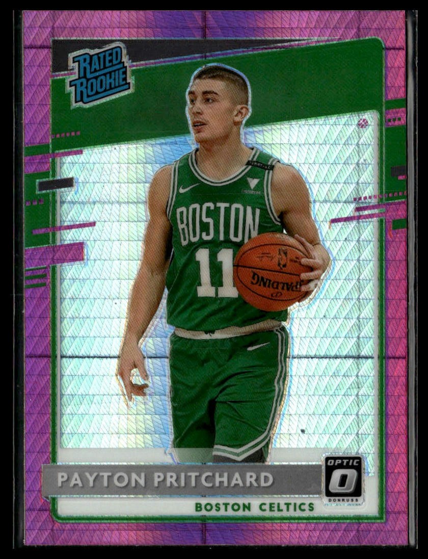 2020-21 Donruss Optic #176 Payton Pritchard Hyper Pink