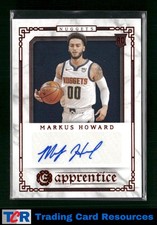 2020-21 Panini Chronicles #APR-MHW Markus Howard Apprentice Signatures Red