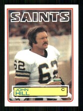 1983 Topps #115 John Hill New Orleans Saints 8219