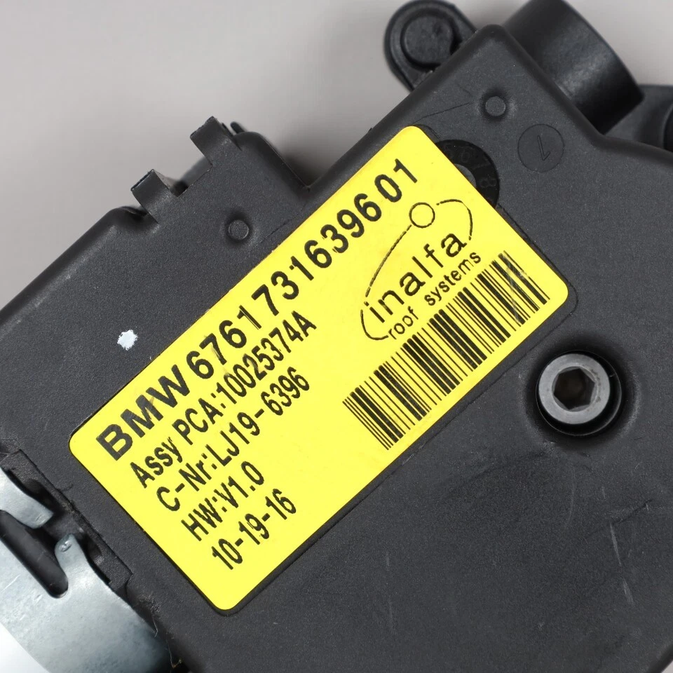 2011-2018 BMW X1 X3 X4 X5 Panoramic Sunroof Drive Motor 67617316396 OEM Used - Изображение 2 из 4