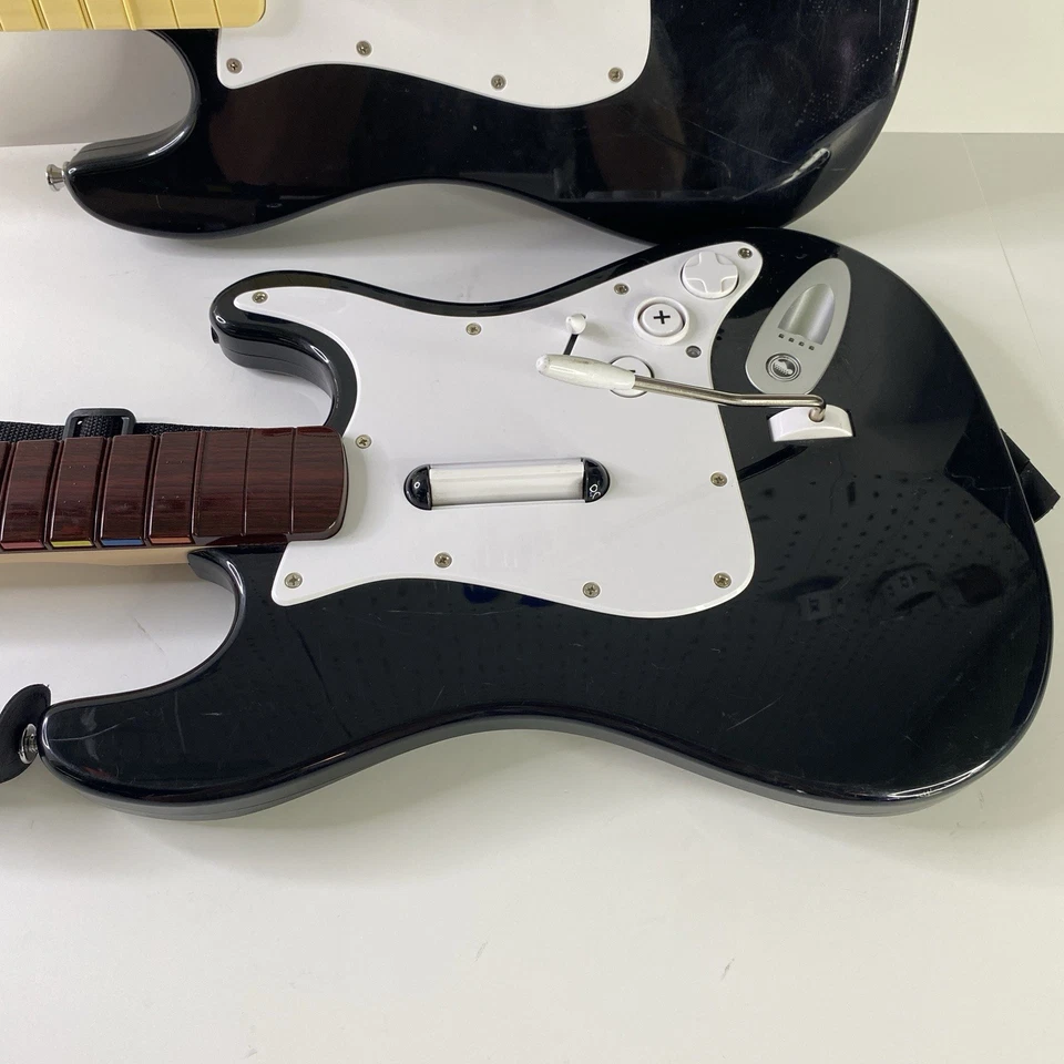 2 UNTESTED RockBand Harmonix 19091 / NWGTS2 Fender Stratocaster Wireless Guitars - Image 2 of 4