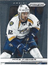 2013-14 Panini Prizm - Mike Fisher #166 Nashville Predators