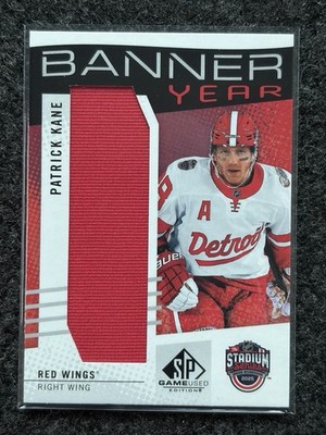 25-26 SP GAME USED BANNER YEAR STADIUM SERIES PATRICK KANE