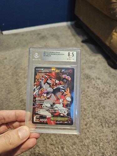 Team Magma's Groudon EX 15/34 Double Crisis Holo