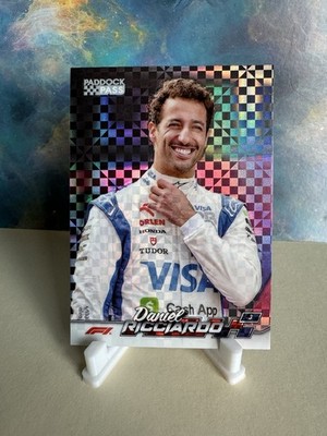 Daniel Ricciardo 2024 Topps Paddock Pass Formula 1 Checkerboard
