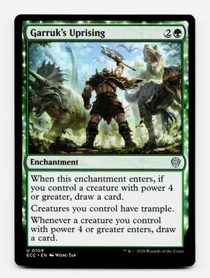 Garruk's Uprising [Commander: Lorwyn Eclipsed] MTG NM  