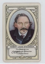 1950s EE Fairchild Authors Card Game Robert Louis Stevenson 9 0kb5