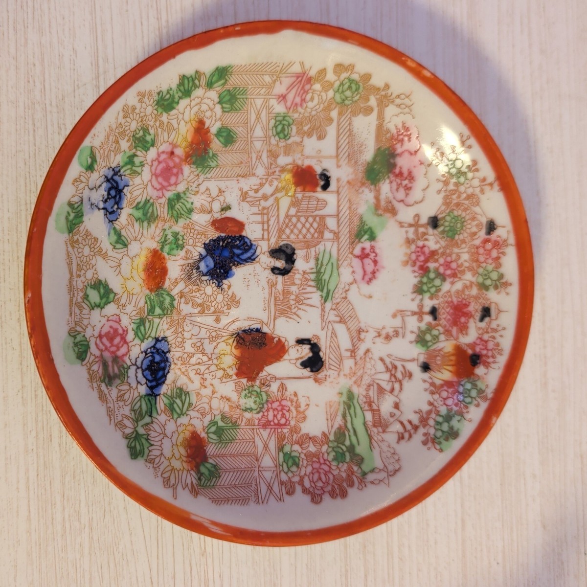 Vintage Japanese Porcelain Hand-Painted Geisha Girl Tea Set – 16