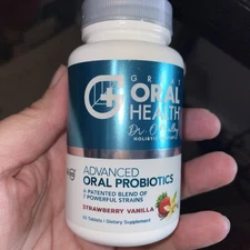 Oral Probiotics for Mouth Bad Breath Treatment Adults strawberry vanilla